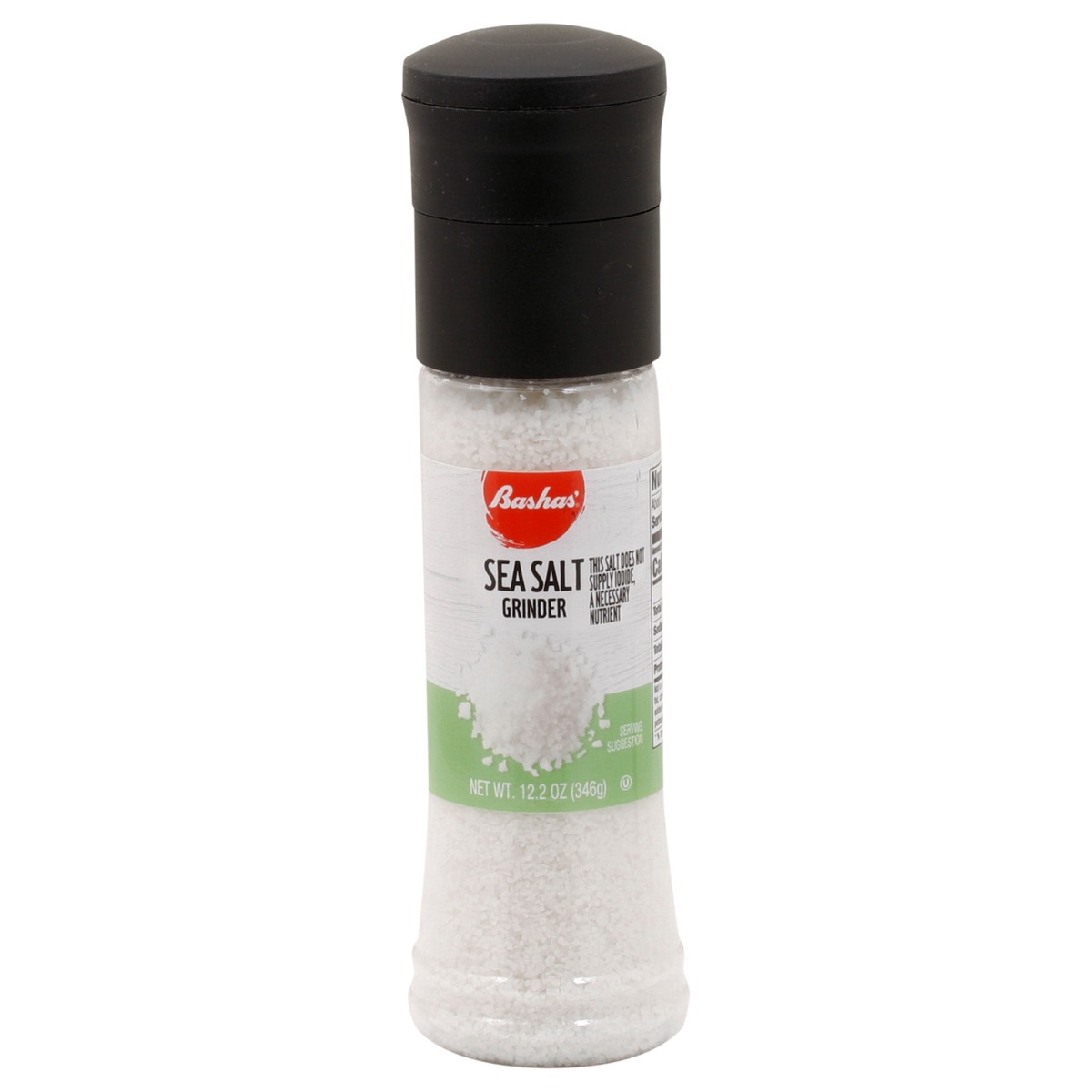 slide 1 of 11, Bashas Sea Salt Grinder, 12.2 oz