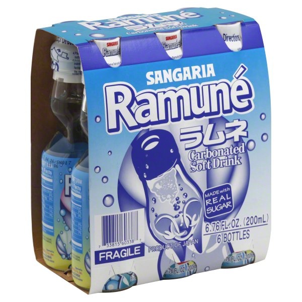 slide 1 of 4, Sangaria Original Ramune, 6/6.76 oz