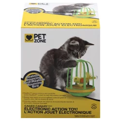 Pet Zone Action Toy, Electronic, Caged Canary