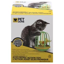Pet Zone Action Toy, Electronic, Caged Canary