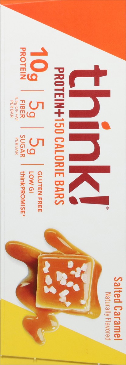 slide 7 of 12, think! Protein+ Salted Caramel 150 Calorie Bars 10 - 1.41 oz Bars, 10 ct