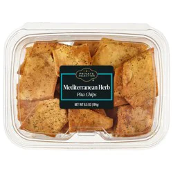 Kroger Mediterranean Herb Pitas Chips - 6.5 oz