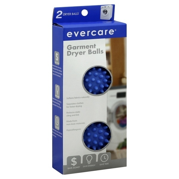 slide 1 of 1, Evercare Garment Dryer Balls, 2 ct