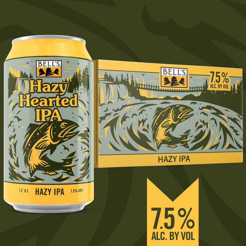 slide 6 of 10, Bell's Brewery Bell's Hazy Hearted IPA Beer - 6pk/12 fl oz Cans, 6 ct; 12 fl oz