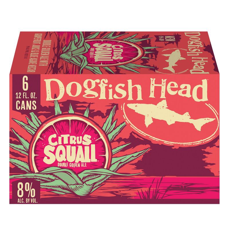 slide 4 of 9, Dogfish Head Citrus Squall - 6pk/12 fl oz Cans, 6 ct; 12 fl oz