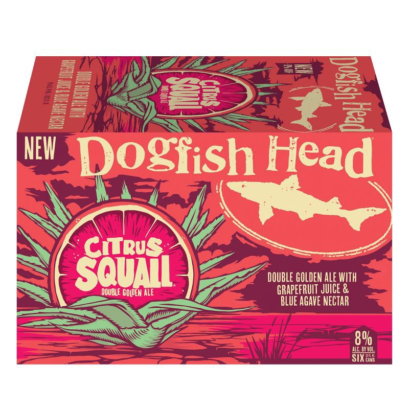 slide 5 of 9, Dogfish Head Citrus Squall - 6pk/12 fl oz Cans, 6 ct; 12 fl oz