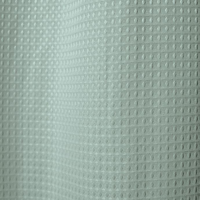 Hookless® Waffle Fabric Shower Curtain