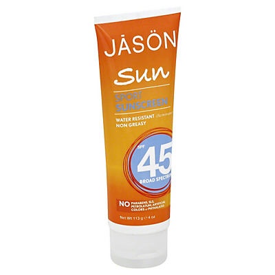 slide 1 of 1, JĀSÖN Sport Sunscreen SPF 40, 4 fl oz