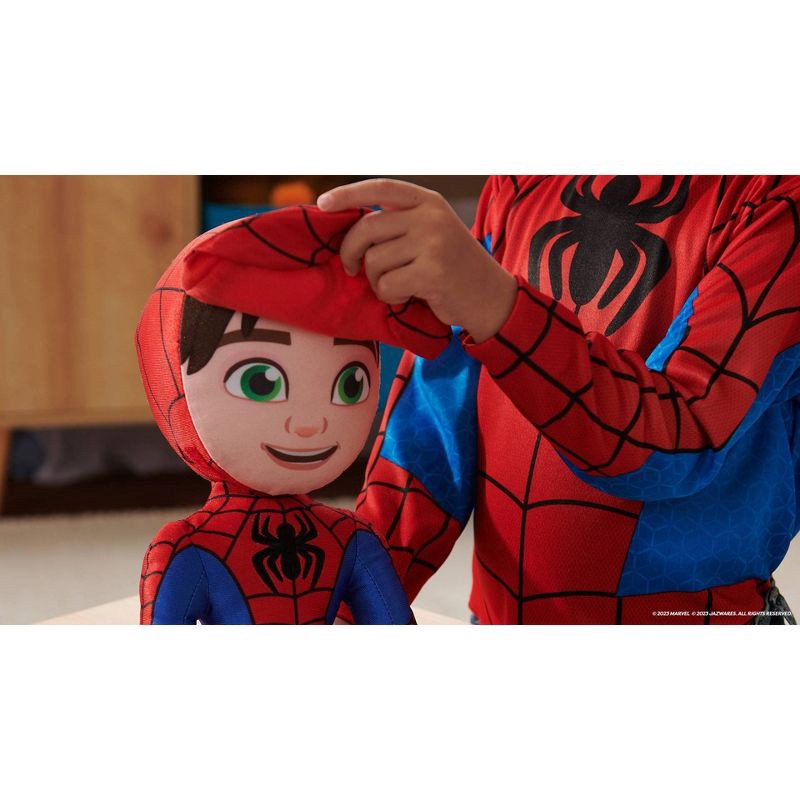 slide 6 of 8, Spidey and His Amazing Friends Secret Reveal Spidey Plush, 1 ct