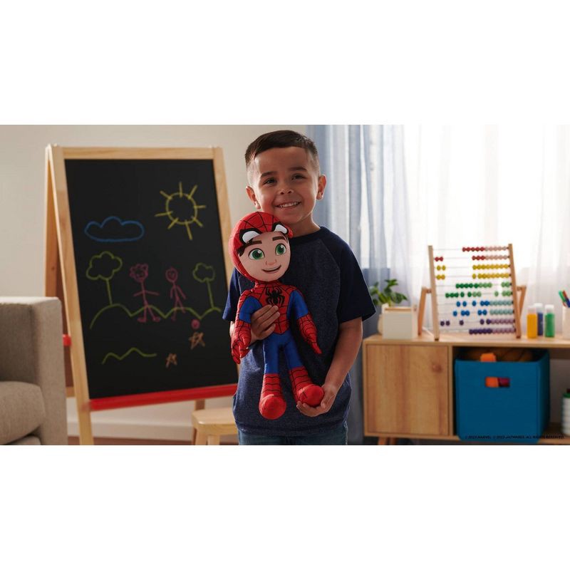 slide 2 of 8, Spidey and His Amazing Friends Secret Reveal Spidey Plush, 1 ct