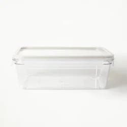 14 Cup Tritan Plastic Rectangle Food Storage Container Clear - Figmint™: Stackable, Freezer & Microwave Safe