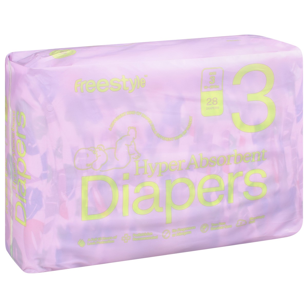 slide 4 of 10, Freestyle Diaper Baby Sz 3, 28 ct