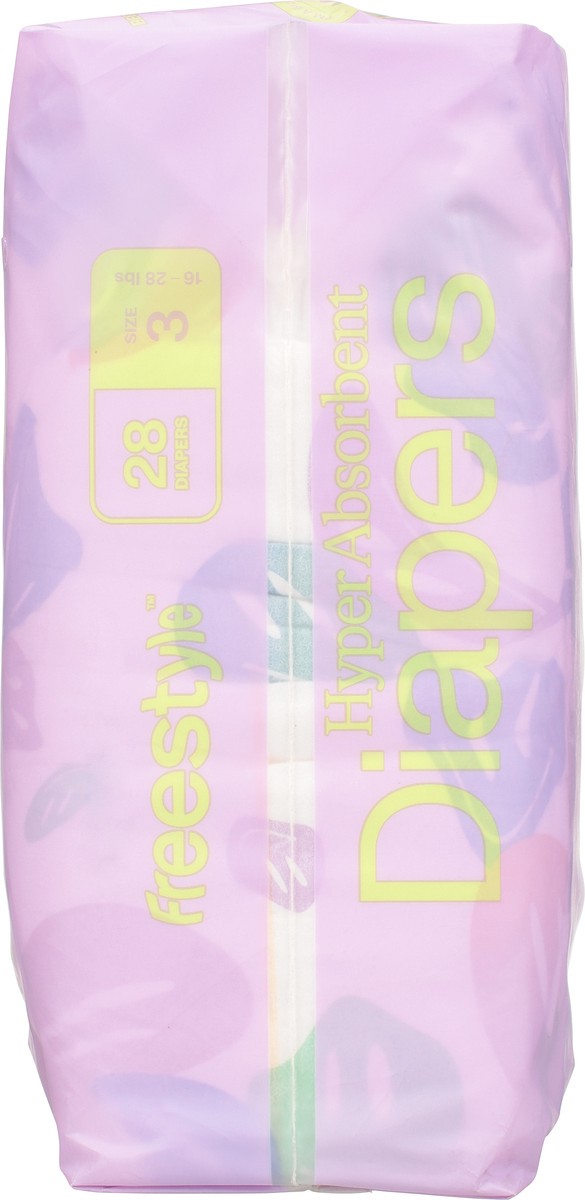 slide 5 of 10, Freestyle Diaper Baby Sz 3, 28 ct