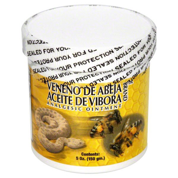 slide 1 of 1, Veneno De Abeja Aceite De Vibora Analgesic Ointment, 5 oz