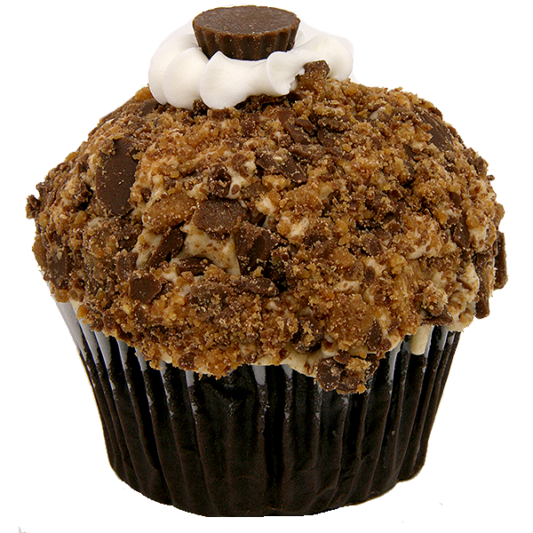 slide 1 of 1, L&B Peanut Butter Cup Gourmet Cupcake, 1 ct