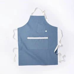 Adult Cooking Apron Blue - Figmint™: Modern Cotton Kitchen Textile with Pockets, Hanging & Towel Loop, OEKO-TEX Certified