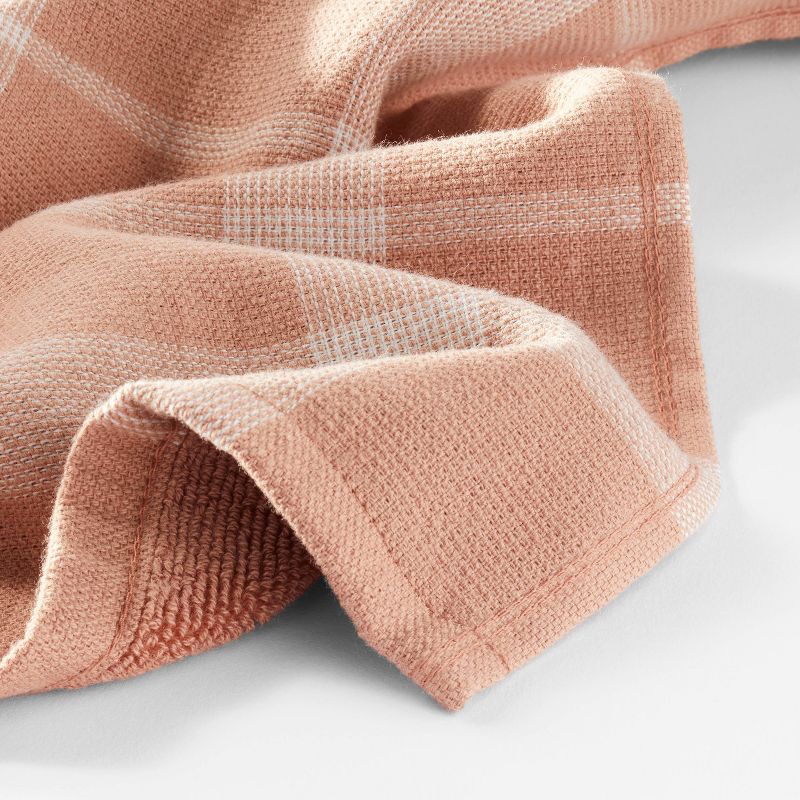 slide 3 of 3, Dual Sided Terry Kitchen Towel Terracotta Orange/Cream - Figmint™: Reversible Cotton Dish Towel, OEKO-TEX Certified, 1 ct