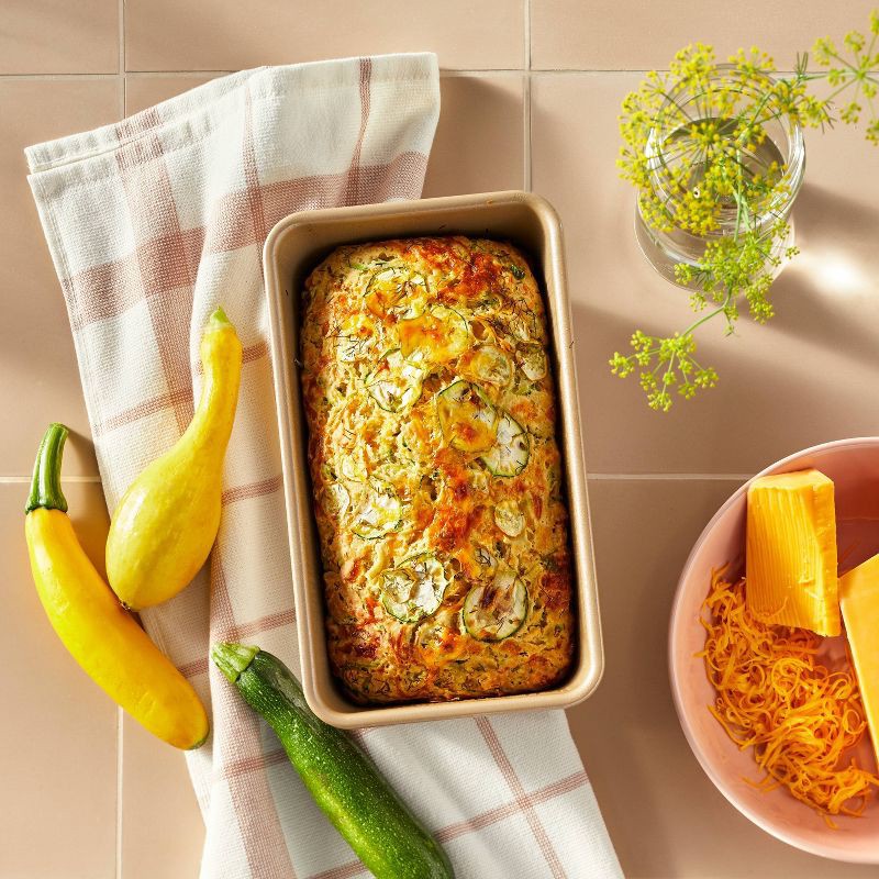 slide 2 of 3, Dual Sided Terry Kitchen Towel Cream/Terracotta Orange - Figmint™: Reversible Cotton Dish Towel, 28"x18", 1 ct