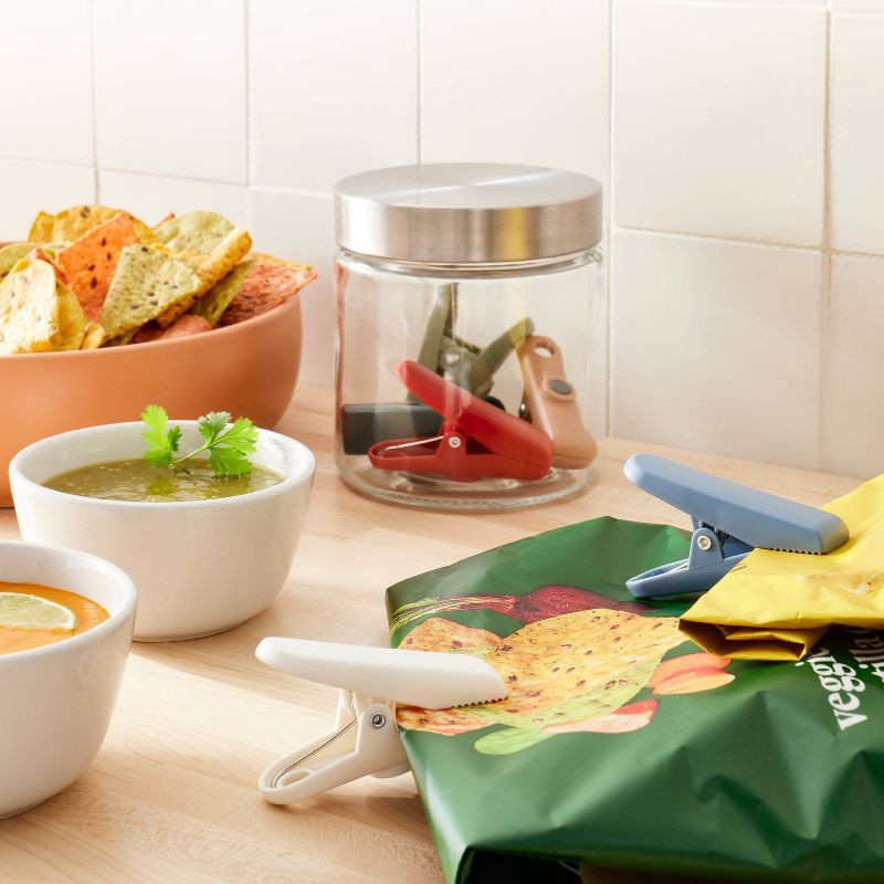 slide 2 of 3, 6pc Magnetic Bag Clip Set - Figmint™, 6 ct