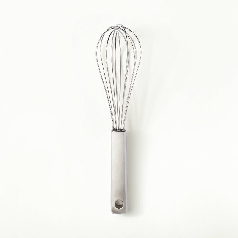 slide 1 of 3, 9" Stainless Steel Balloon Whisk Silver - Figmint™, 1 ct