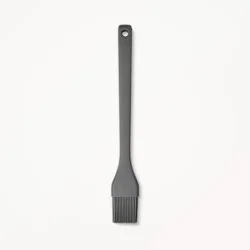 Silicone Basting Brush Dark Gray - Figmint™: Pastry, Cooking, Food & Butter Brush, Dishwasher-Safe, 11.91" Length
