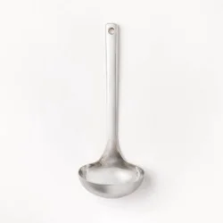 Stainless Steel Ladle Silver - Figmint™: Soup & Gravy Ladle Spoon, Dishwasher-Safe, 11.38" Length, 0.17 Volume Capacity