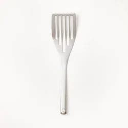 Stainless Steel Slotted Fish Turner Silver - Figmint™: Metal Spatula for Cooking, Dishwasher-Safe Utensil