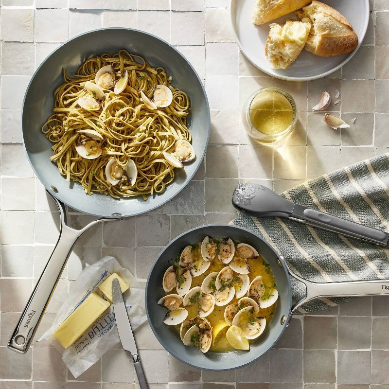 slide 2 of 4, 9" Stainless Steel Tong with Silicone Tip Dark Gray - Figmint™: Kitchen Tongs, Dishwasher-Safe, 11.02" Length, 1 ct