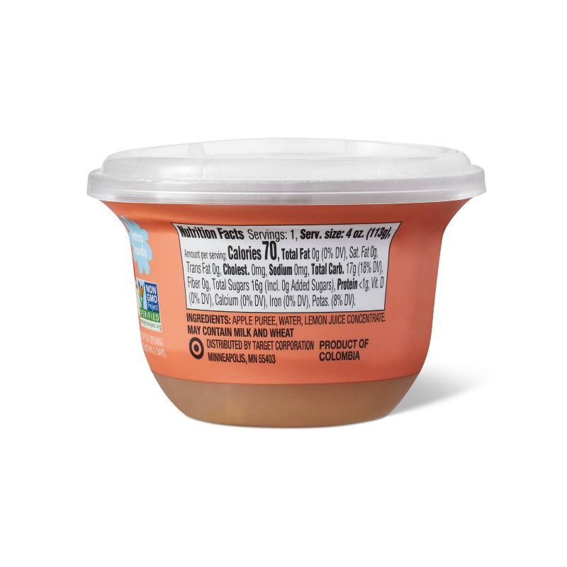 slide 2 of 5, Baby Food Tub - Apple - 4 oz - Good & Gather™, 4 oz
