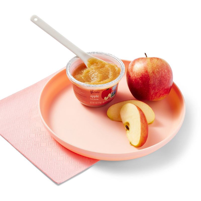 slide 3 of 5, Baby Food Tub - Apple - 4 oz - Good & Gather™, 4 oz
