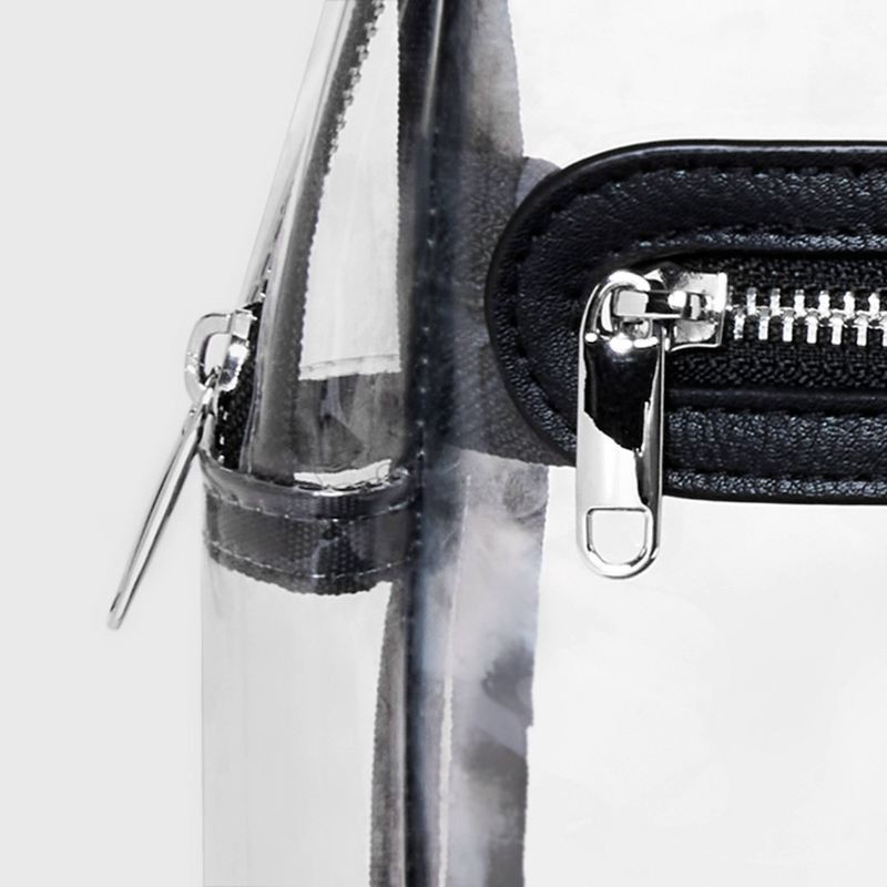 slide 5 of 5, 10.5" Mini Dome Backpack - Wild Fable™ Clear: College Use, Zip Closure, 1 ct