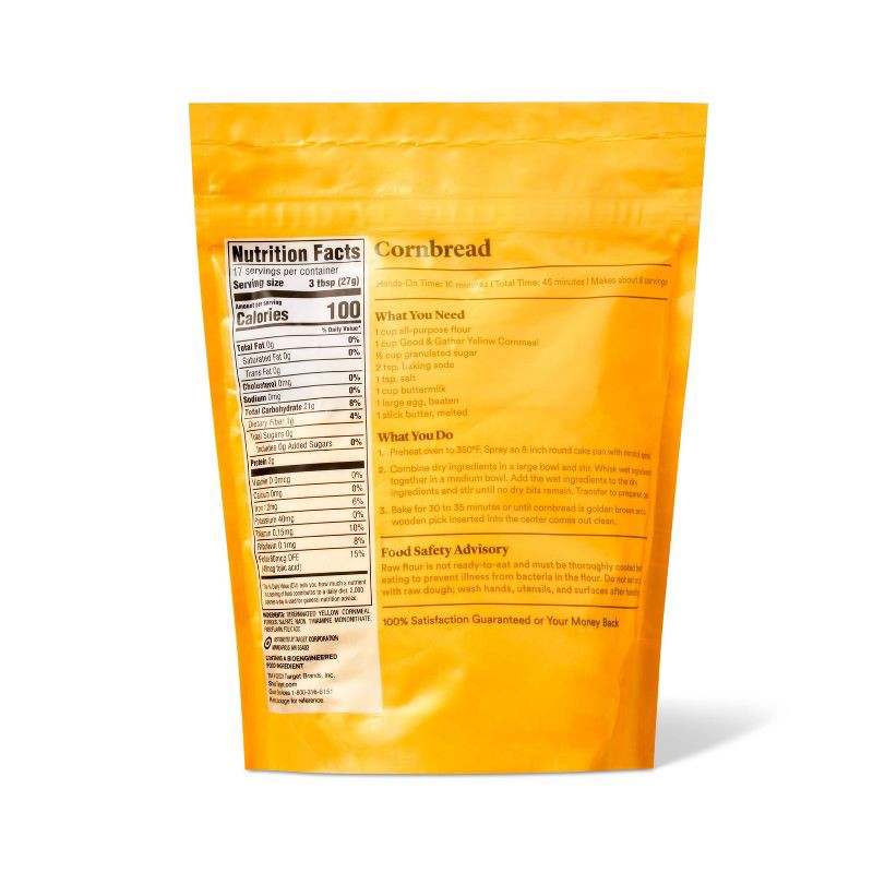 slide 3 of 3, Yellow Corn Meal - 16oz - Good & Gather™, 16 oz