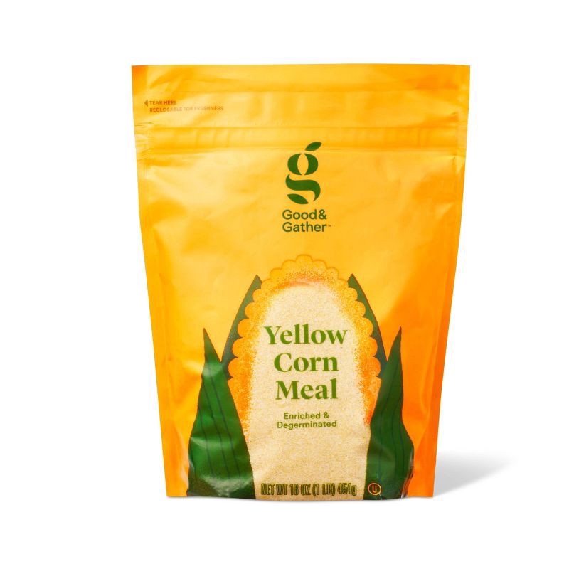 slide 1 of 3, Yellow Corn Meal - 16oz - Good & Gather™, 16 oz
