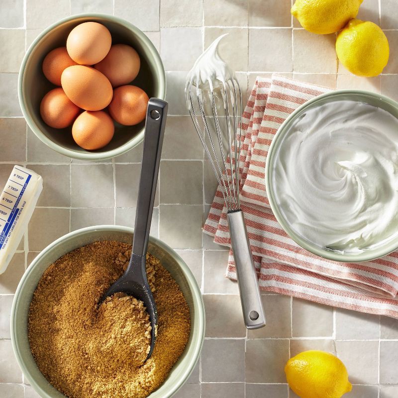 slide 2 of 4, 12" Stainless Steel Balloon Whisk Silver - Figmint™: Metal Wire Kitchen Tool, Dishwasher-Safe, 12" Length, 1 ct