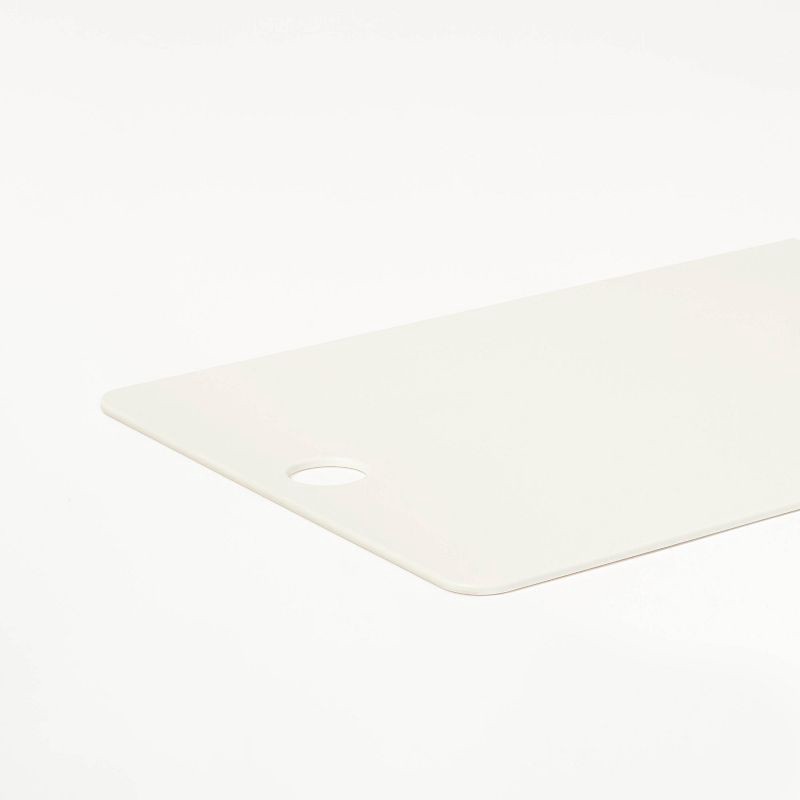 slide 4 of 4, 9"x13" Recycled Poly Essentials Cutting Board Vintage Cream - Figmint™: Reversible, Dishwasher-Safe, 1 ct