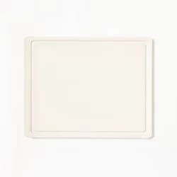 11"x14" Nonslip Recycled Poly Cutting Board Vintage Cream - Figmint™: Dishwasher-Safe, Juice Canal