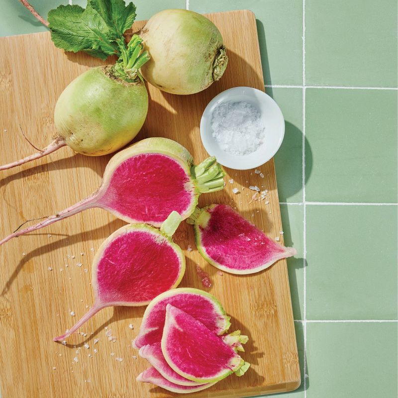 slide 2 of 4, 10"x13" Reversible Bamboo Cutting Board Natural - Figmint™, 1 ct