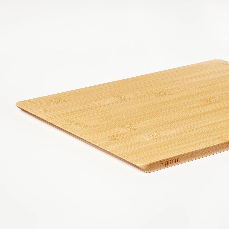 slide 4 of 4, 10"x13" Reversible Bamboo Cutting Board Natural - Figmint™, 1 ct