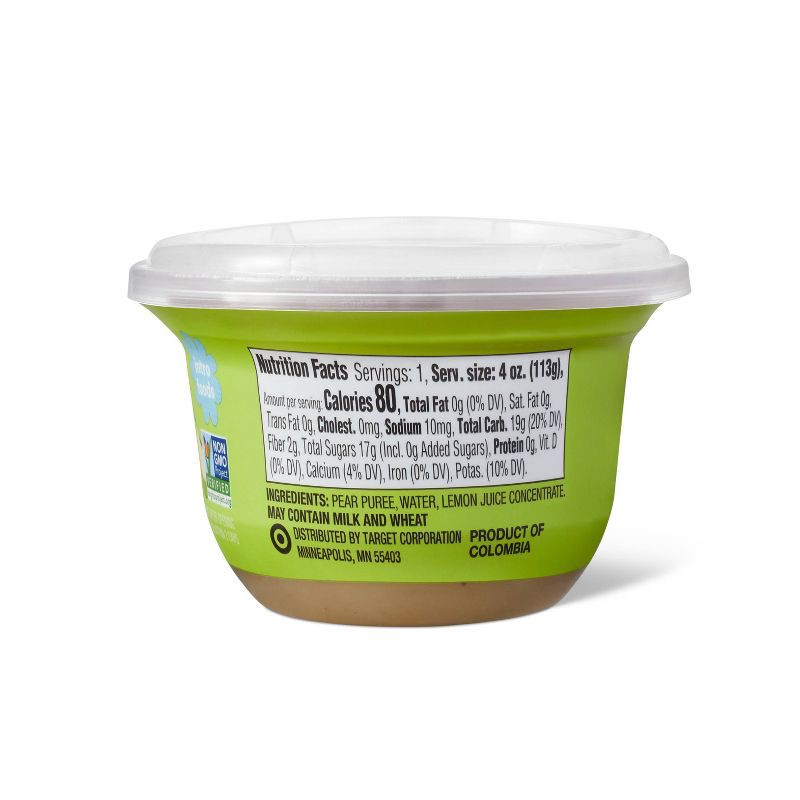slide 2 of 5, Baby Food Tub - Pears - 4 oz - Good & Gather™, 4 oz