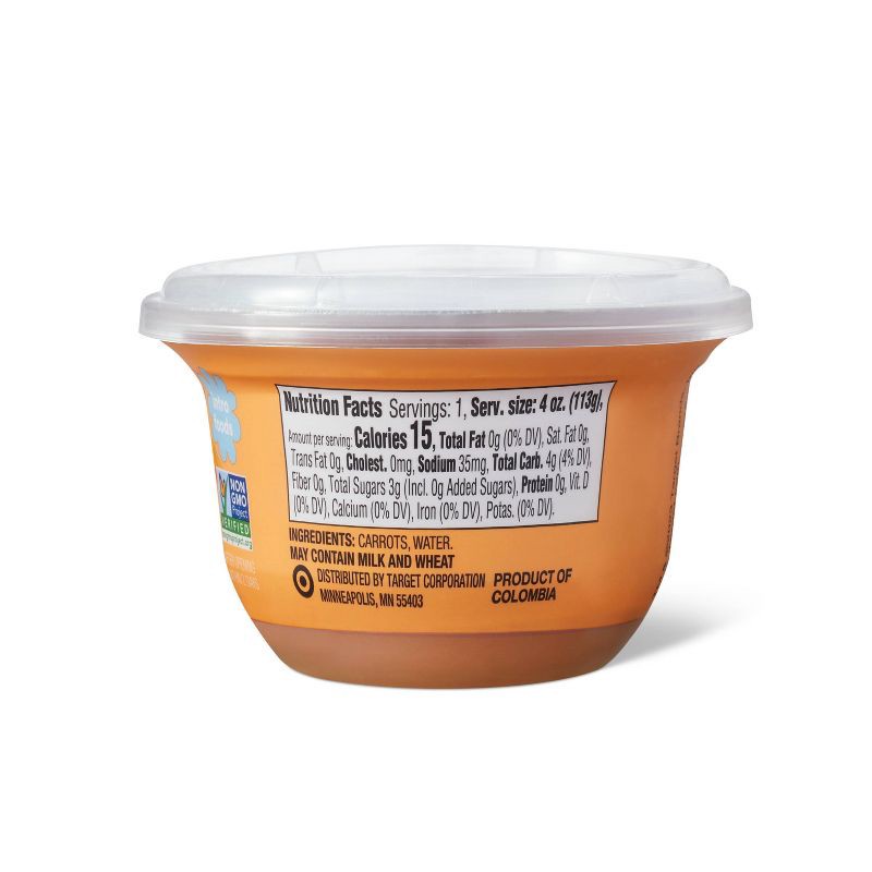 slide 2 of 5, Baby Food Tub - Carrot - 4 oz - Good & Gather™, 4 oz