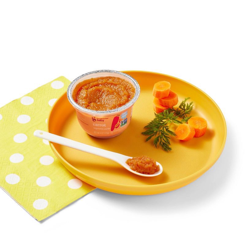 slide 3 of 5, Baby Food Tub - Carrot - 4 oz - Good & Gather™, 4 oz
