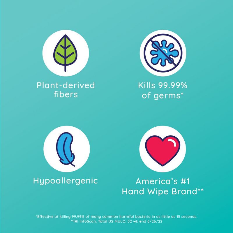 slide 6 of 6, Wet Ones Antibacterial Plant Based Hand Wipes - 20ct, 20 ct