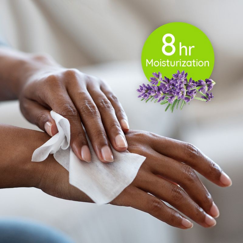 slide 6 of 7, Wet Ones Lavender Antibacterial Hand Wipes - 40ct, 40 ct