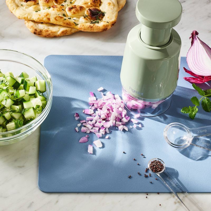 slide 2 of 4, Stainless Steel Food Chopper Green - Figmint™, 1 ct