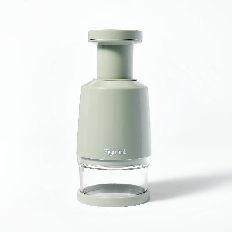 slide 1 of 4, Stainless Steel Food Chopper Green - Figmint™, 1 ct