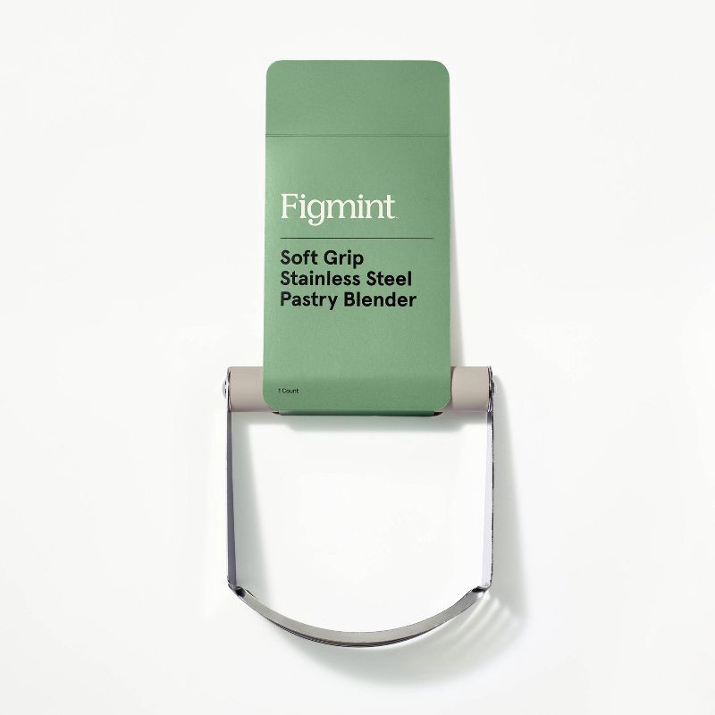 slide 4 of 4, Pastry Blender Silver - Figmint™: Stainless Steel Blades, Hand Wash, Dishwasher-Safe, Kitchen Tool, 4" Height, 1 ct
