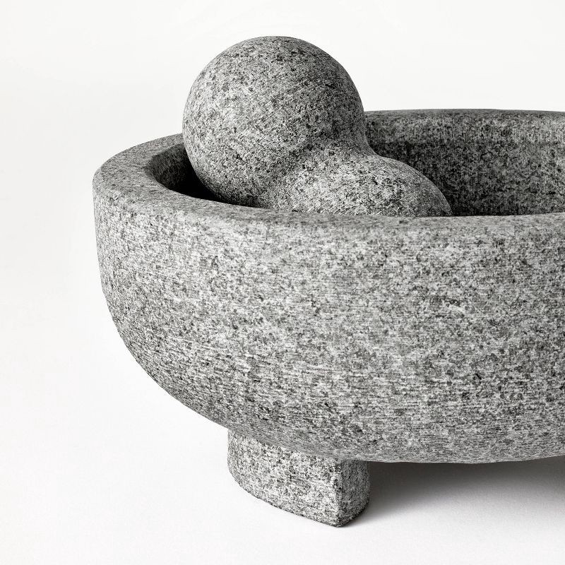 slide 3 of 4, 8" Granite Molcajete & Pestle - Figmint™, 1 ct