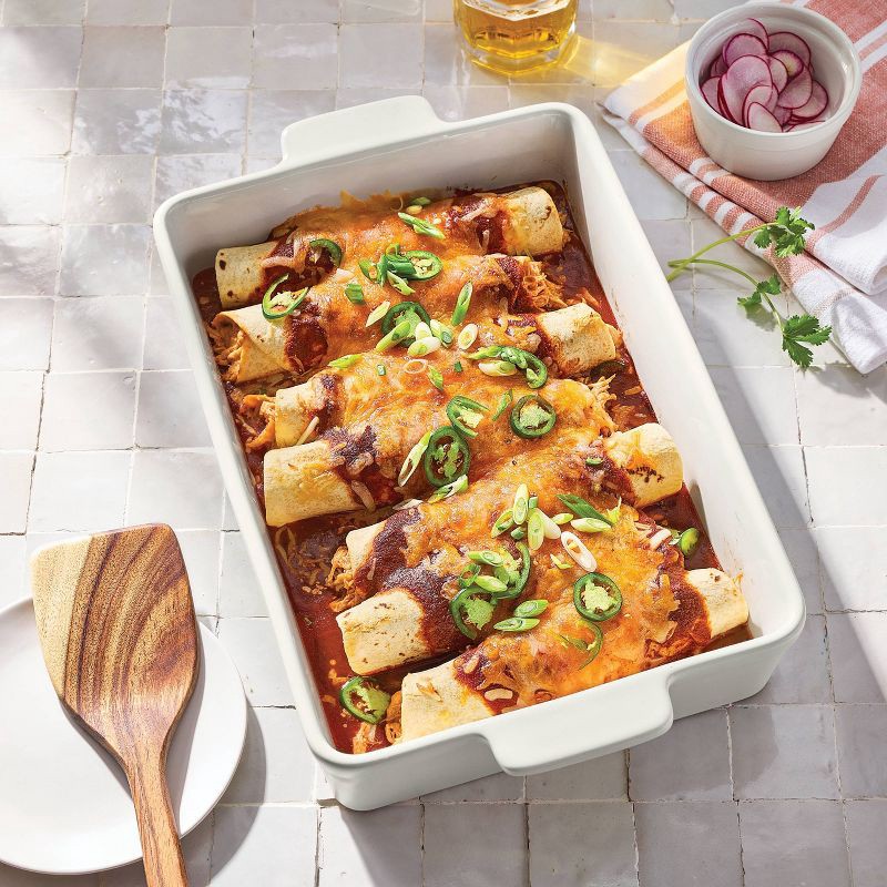 slide 2 of 6, 9"x13" Rectangle Stoneware Baking Dish Cream - Figmint™, 1 ct