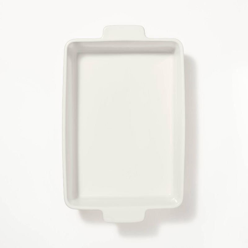 slide 3 of 6, 9"x13" Rectangle Stoneware Baking Dish Cream - Figmint™, 1 ct