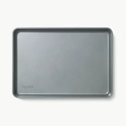 9"x13" Nonstick Aluminized Steel Small Cookie Sheet Gray - Figmint™: Baking Pan, Oven-Safe, Dishwasher-Safe